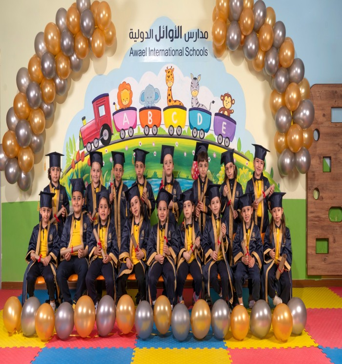 مع نهاية العام الدراسي 2024-2025 طلاب روضة الأوائل